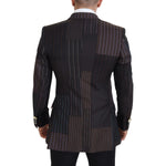 Dolce & Gabbana Multicolor Patchwork Stripes SICILIA Blazer JKT3439 - 50