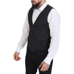Dolce & Gabbana Black Floral Brocade 2 Piece MARTINI Suit JKT3460 - 50