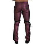 Dolce & Gabbana Magenta Cotton Men Casual Harness Denim Jeans PAN74381 - 48