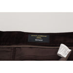 Dolce & Gabbana Brown Corduroy Men Casual Trouser Pants PAN74256 - 50