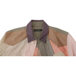 Dolce & Gabbana Multicolor Cotton Patchwork Slim Shirt TSH83563- 37