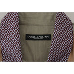 Dolce & Gabbana Multicolor Cotton Patchwork Slim Shirt TSH83563- 37
