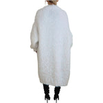 Dolce & Gabbana White Long Sleeves Fringes Cardigan Jacket JKT3497 - 40
