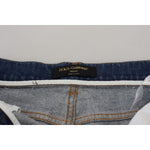 Dolce & Gabbana Blue Cotton High Waist Skinny Denim Jeans PAN74028 - 40