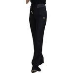 Dolce & Gabbana Black Straight Fit Cotton Pants PAN74204 - 38