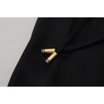 Dolce & Gabbana Black Straight Fit Cotton Pants PAN74204 - 38