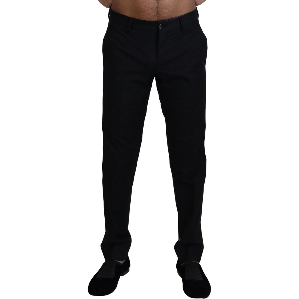 Dolce & Gabbana Black Chino Formal Cotton Pants PAN73337 - 46