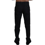 Dolce & Gabbana Black Chino Formal Cotton Pants PAN73337 - 46