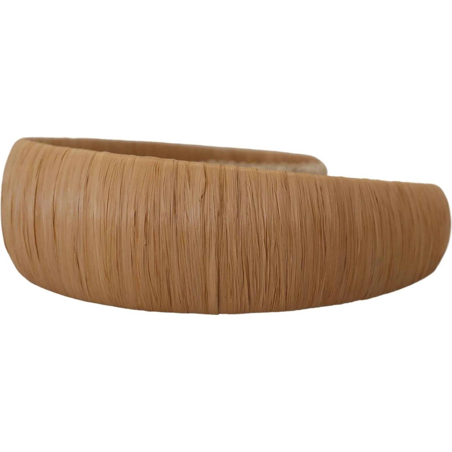 Dolce & Gabbana Exquisite Beige Viscose Diadem Headband Dolce & Gabbana Sienna