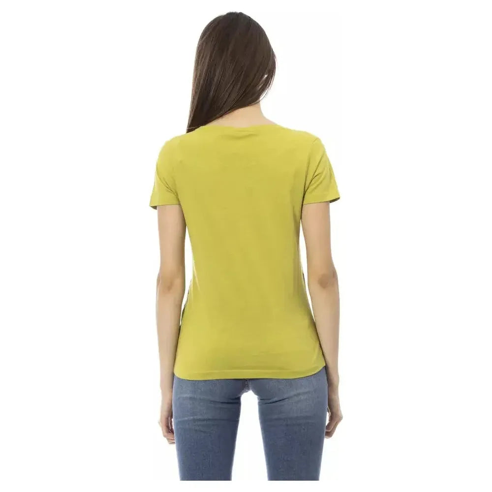 Trussardi Action "Green Cotton Women T-Shirt" TR-23085-S