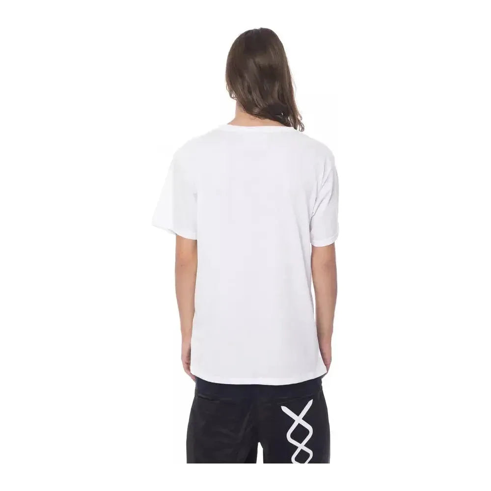 Nicolo Tonetto White Cotton Men T-Shirt Nicolo Tonetto Dark Slate Gray