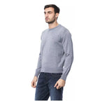 Billionaire Italian Couture Gray Merino Wool Men Sweater BI-10484-S