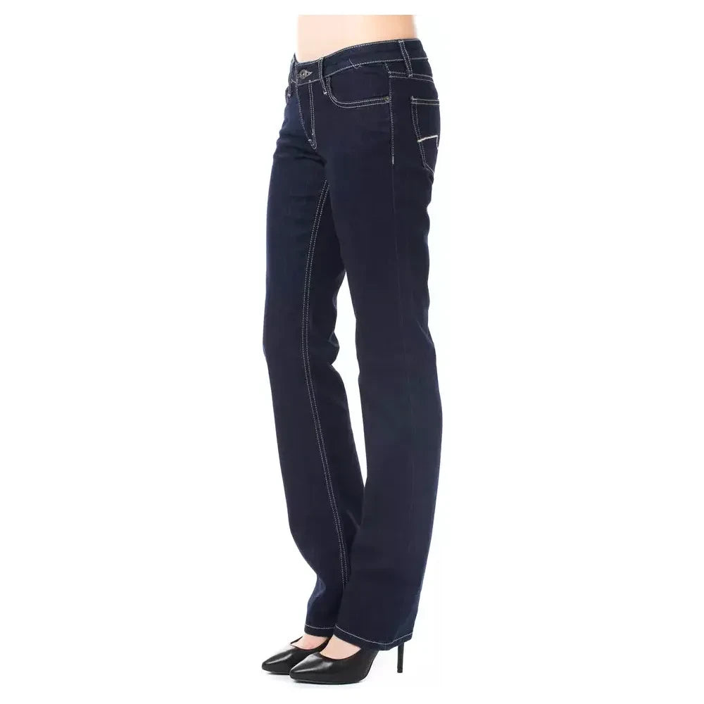 Ungaro Fever Blue Cotton Women Jeans UN-8225-W28