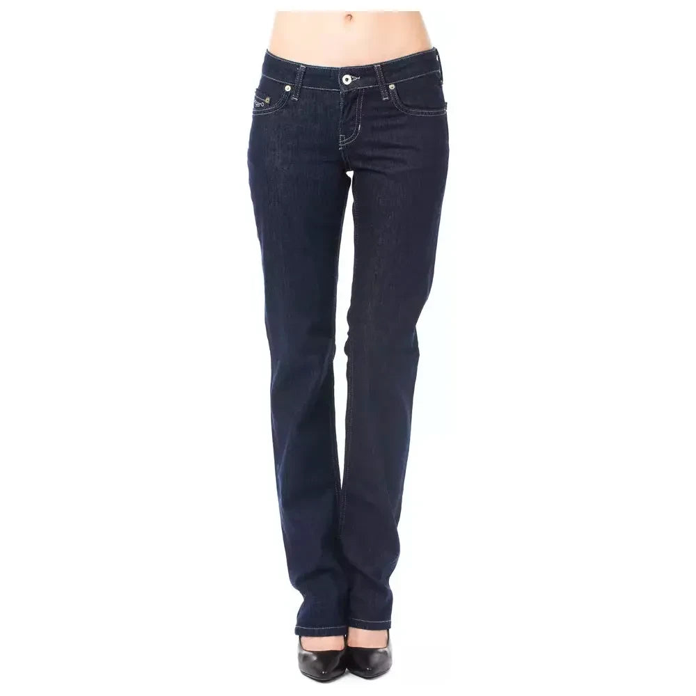 Ungaro Fever Blue Cotton Women Jeans UN-8220-W28
