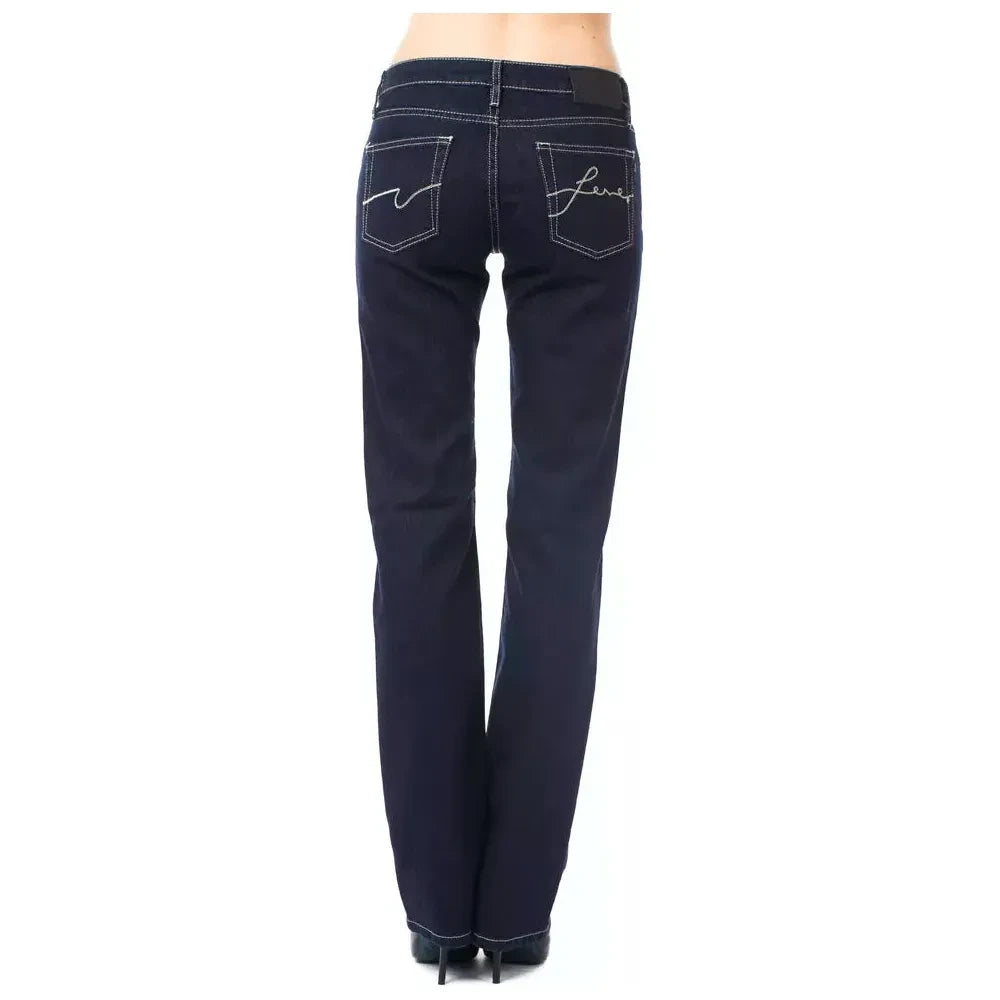 Ungaro Fever Blue Cotton Women Jeans UN-8225-W28