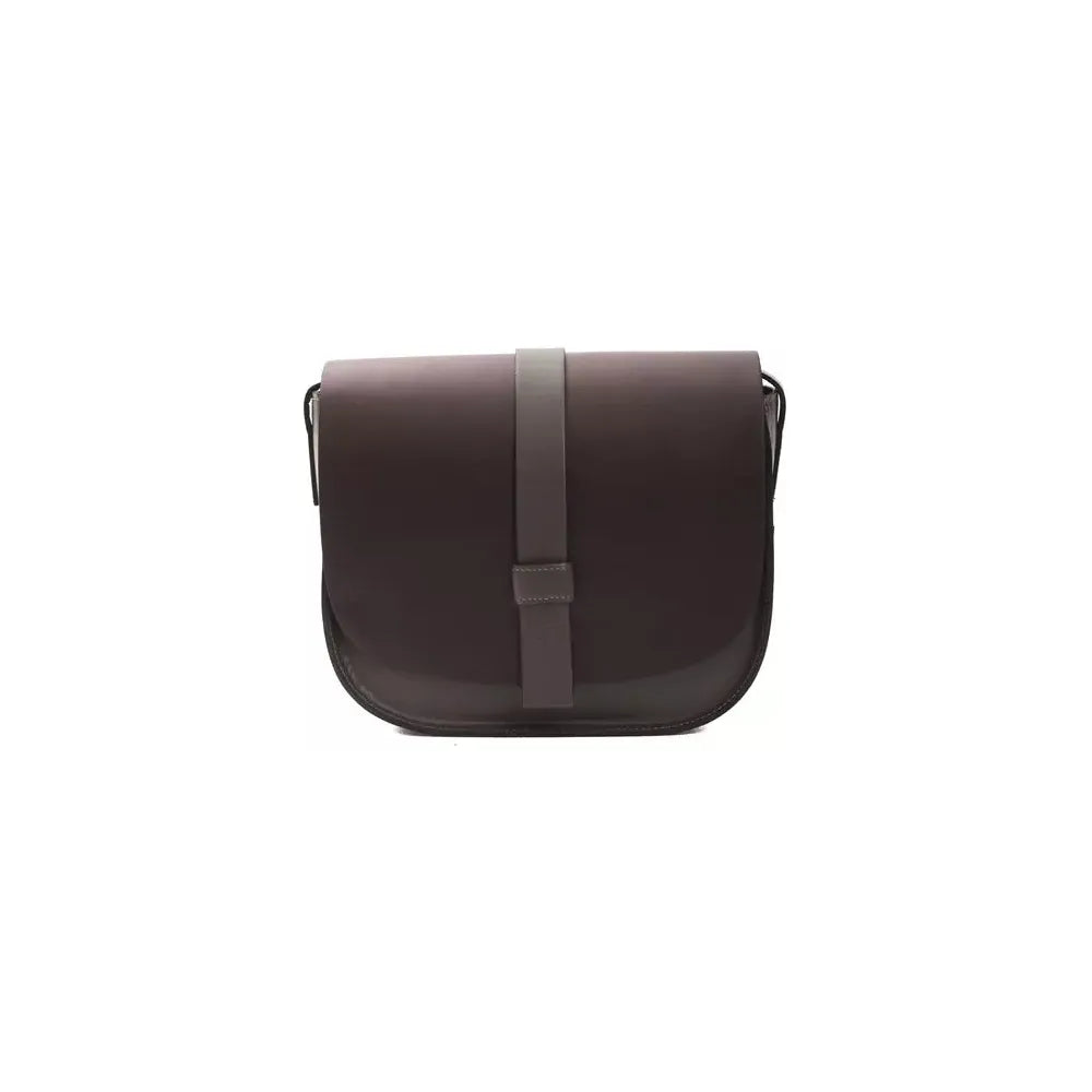 Pompei Donatella Burgundy Leather Women Crossbody Pompei Donatella Dark Slate Gray