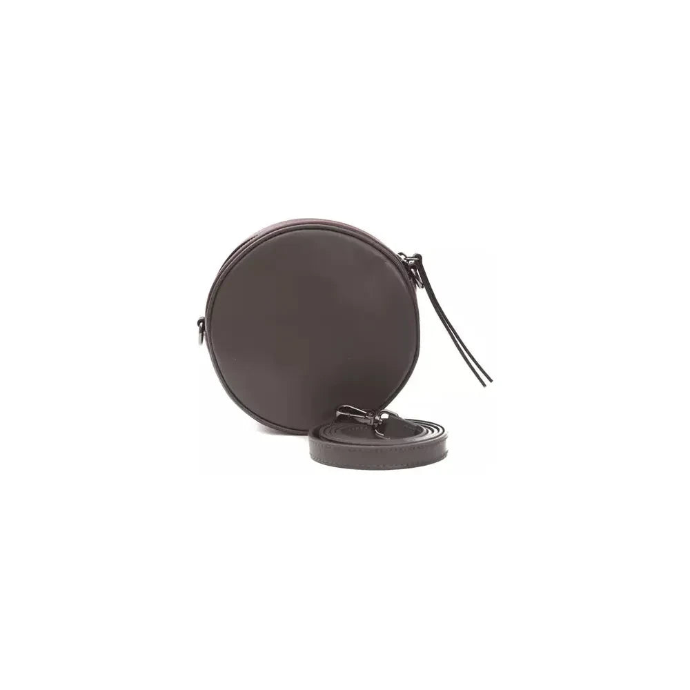 Pompei Donatella Chic Burgundy Small Oval Crossbody Bag Pompei Donatella Dark Slate Gray