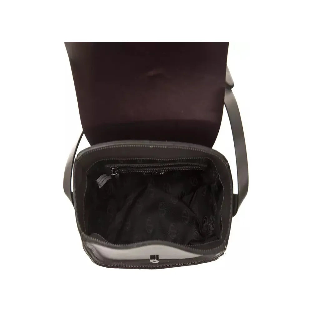 Pompei Donatella Burgundy Leather Women Crossbody Pompei Donatella Black