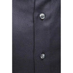 Robert Friedman Blue Cotton Men Shirt RO-20402-M