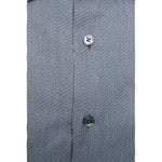 Robert Friedman Blue Cotton Men's Shirt RO-20391-M
