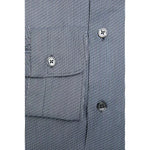 Robert Friedman Blue Cotton Men's Shirt RO-20391-M
