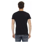 Trussardi Action Black Cotton Men T-Shirt TR-22811-M