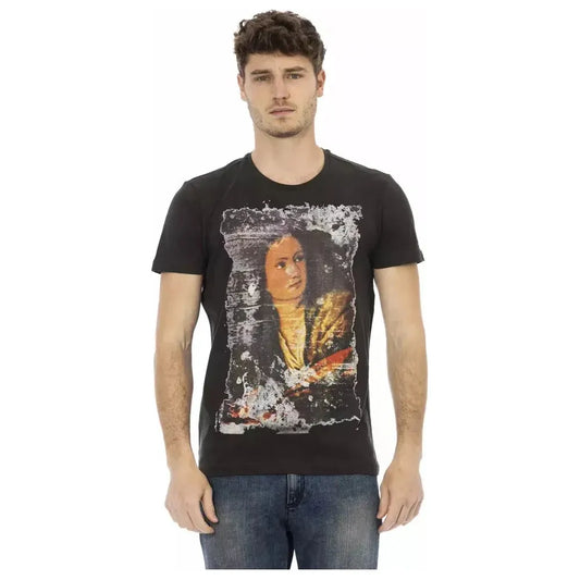 Trussardi Action Black Cotton Men's T-Shirt