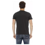 Trussardi Action Black Cotton Men T-Shirt TR-22742-S