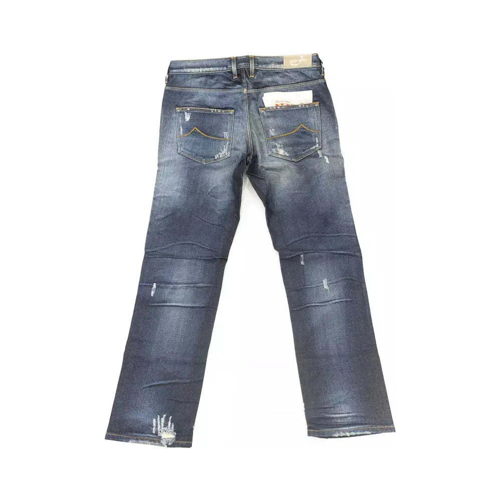 Jacob Cohen Blue Cotton Women's Jean JACO-22262-W30-FBB-304