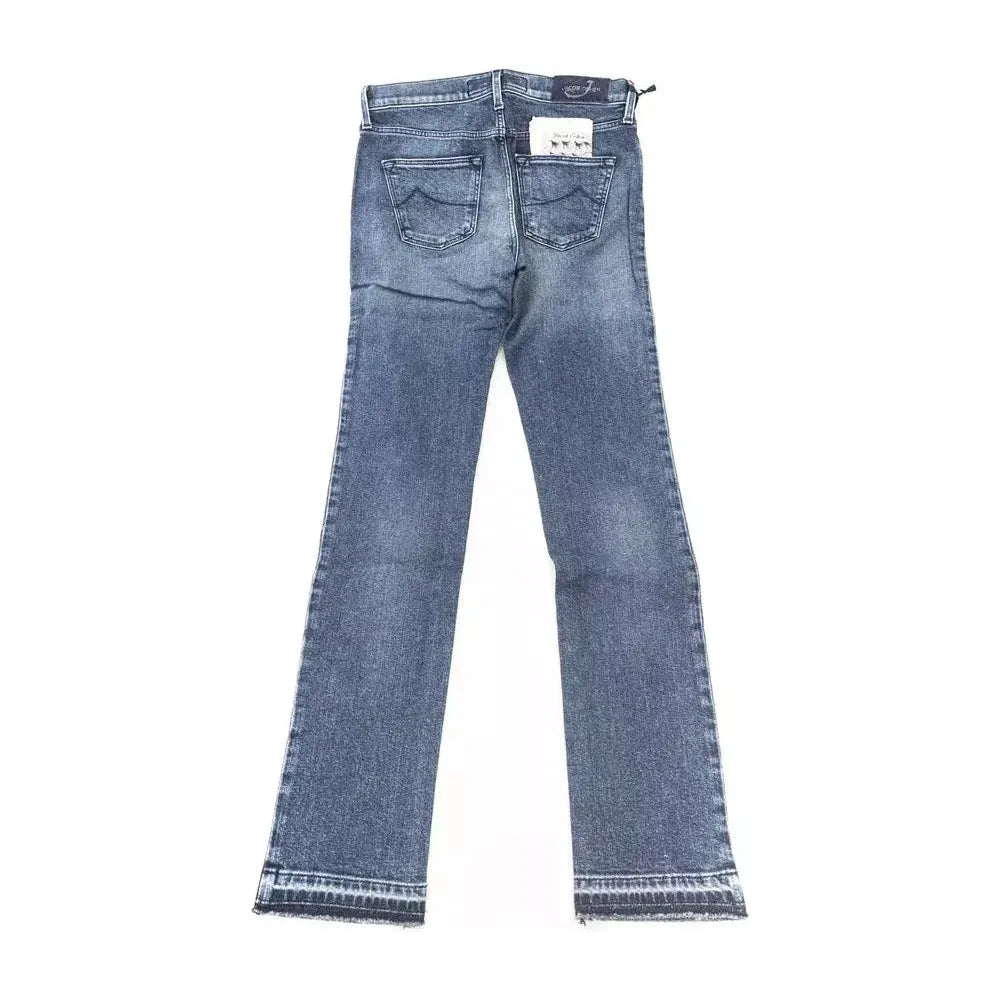 Jacob Cohen Blue Cotton Women Jeans