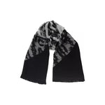 Cavalli Class Gray Wool Men Scarf CA-22207