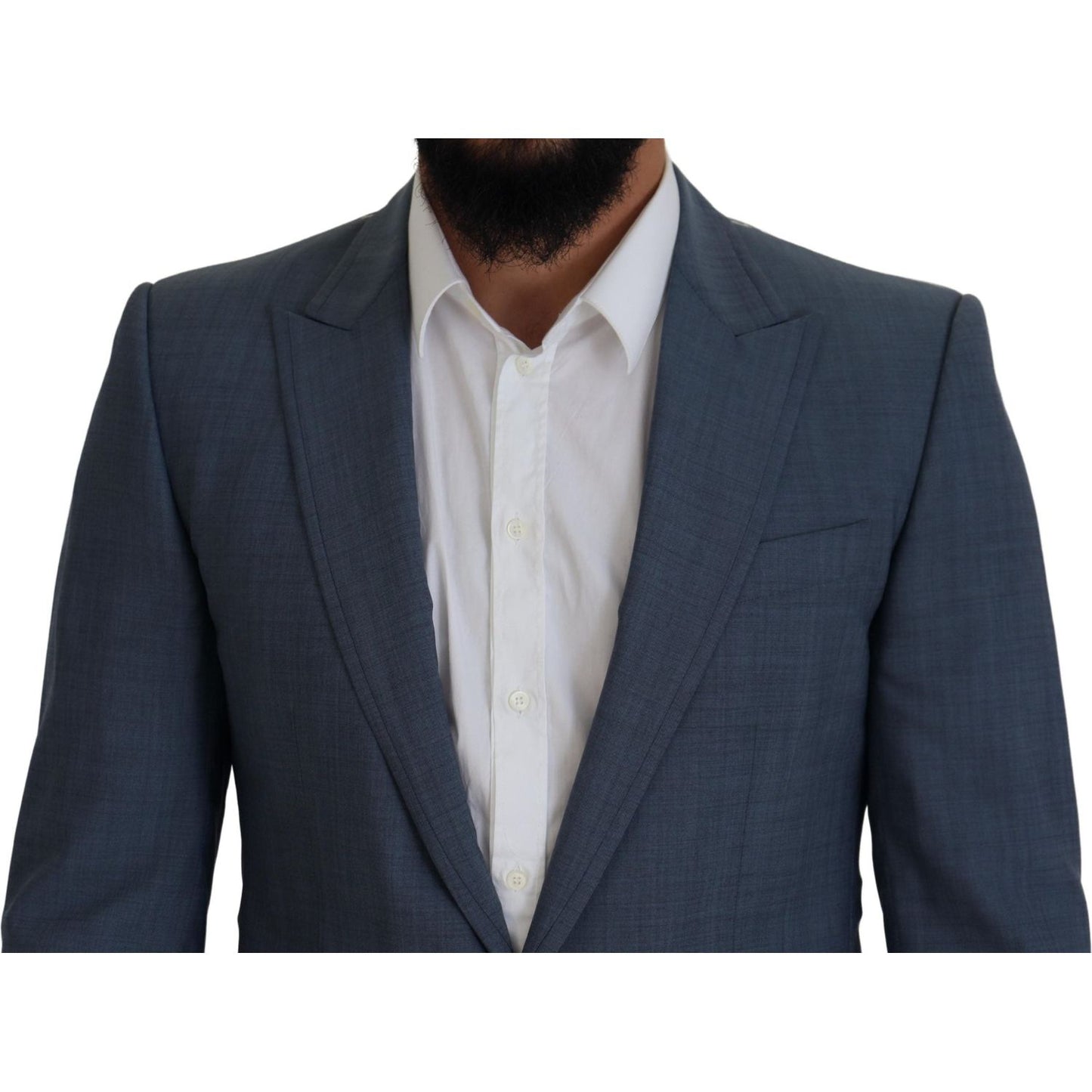 Dolce & Gabbana Elegant Blue Single Breasted Sport Blazer Dolce & Gabbana Dark Slate Gray