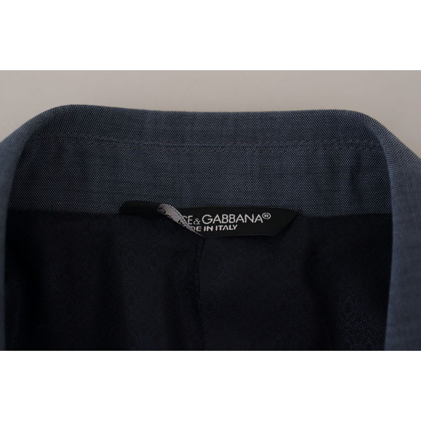 Dolce & Gabbana Elegant Blue Single Breasted Sport Blazer Dolce & Gabbana Dark Gray