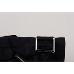 Dolce & Gabbana Black Cotton Chino Formal Pants PAN73347 - 46