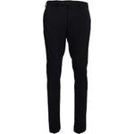 Domenico Tagliente Black Polyester Tapered Dress Pants PAN74514 - 46