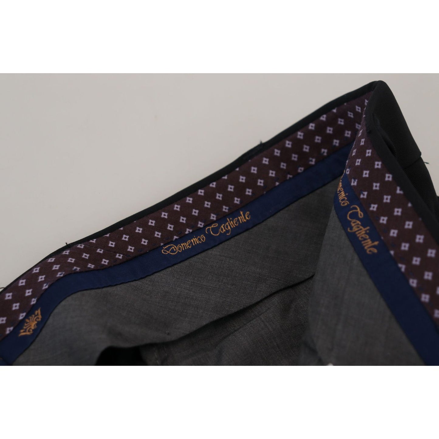 Domenico Tagliente Black Polyester Tapered Dress Pants PAN74514 - 46