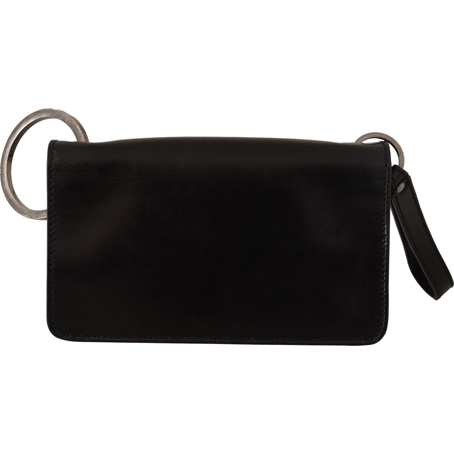 Dolce & Gabbana Elegant Mini Leather Wallet in Timeless Black Dolce & Gabbana Black