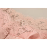 Dolce & Gabbana Pink Floral Lace Sleeveless Tank Blouse Top TSH83784- 40