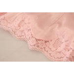 Dolce & Gabbana Pink Floral Lace Sleeveless Tank Blouse Top TSH83784- 40