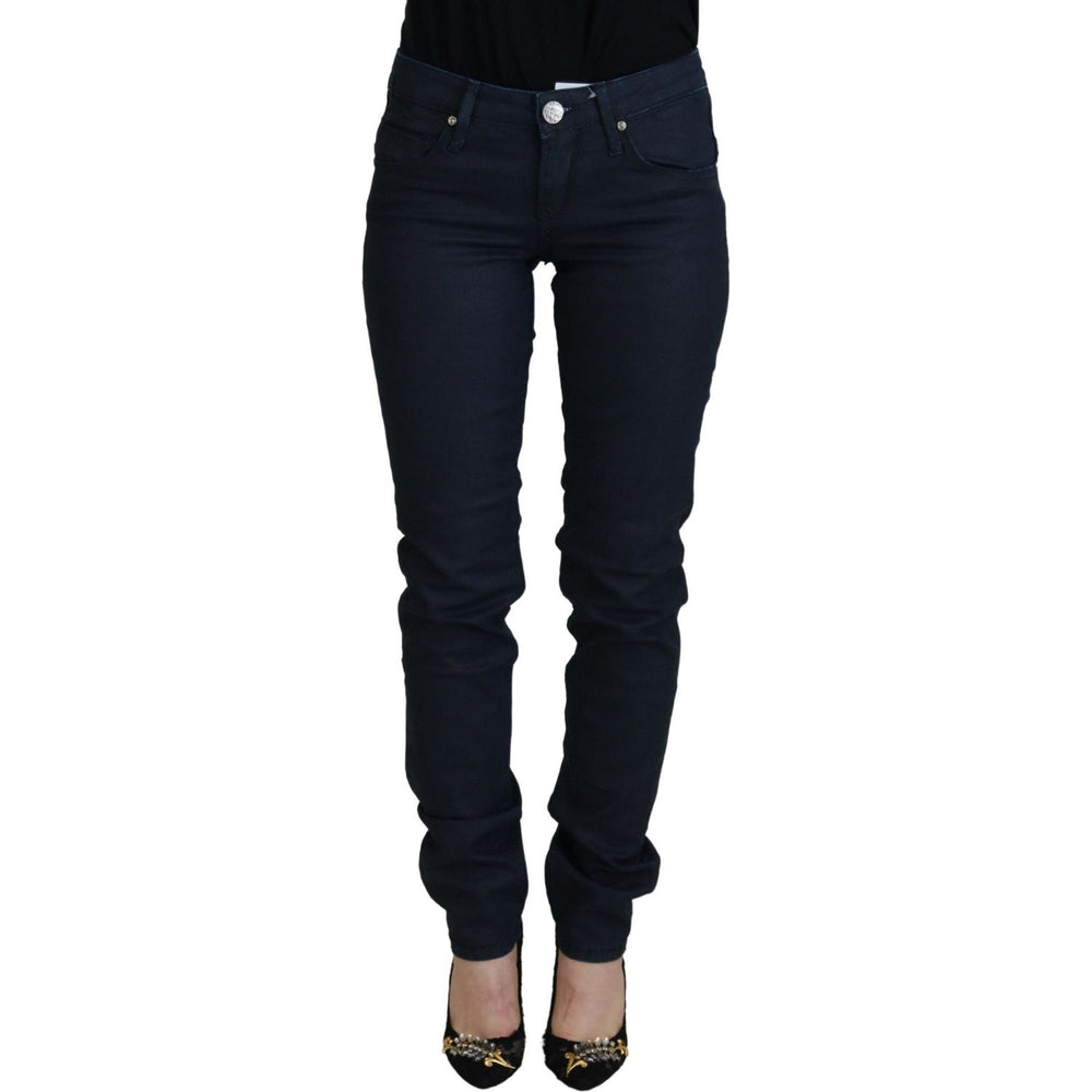 Acht Blue Cotton Low Waist Slim Fit Women Casual Denim Jeans PAN71822- 26