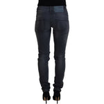 Acht Gray Cotton Skinny Low Waist Women Casual Denim Jeans PAN72694- 26