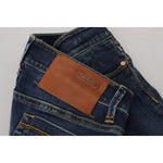 Acht Blue Cotton Low Waist Skinny Women Casual Jeans PAN74074- 26