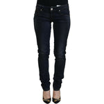 Acht Blue Cotton Low Waist Slim Fit Women Casual Jeans PAN74090- 26