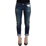 Acht Blue Cotton Slim Fit Women Casual Denim Jeans PAN74096- 26