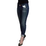 Acht Blue Cotton Slim Fit Women Casual Denim Jeans PAN74096- 26