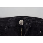 Acht Black Cotton Slim Fit Women Casual Denim Jeans PAN74112-27