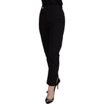 CYCLE Black Cotton Baggy High Waist Women Pants PAN74113-28