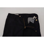 CYCLE Black Cotton Baggy High Waist Women Pants PAN74113-28