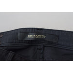 Ermanno Scervino Black Cotton Slim Fit Women Denim Jeans PAN74139- 26