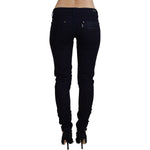 Costume National Black Low Waist Skinny Women Denim Jeans PAN74692- 27